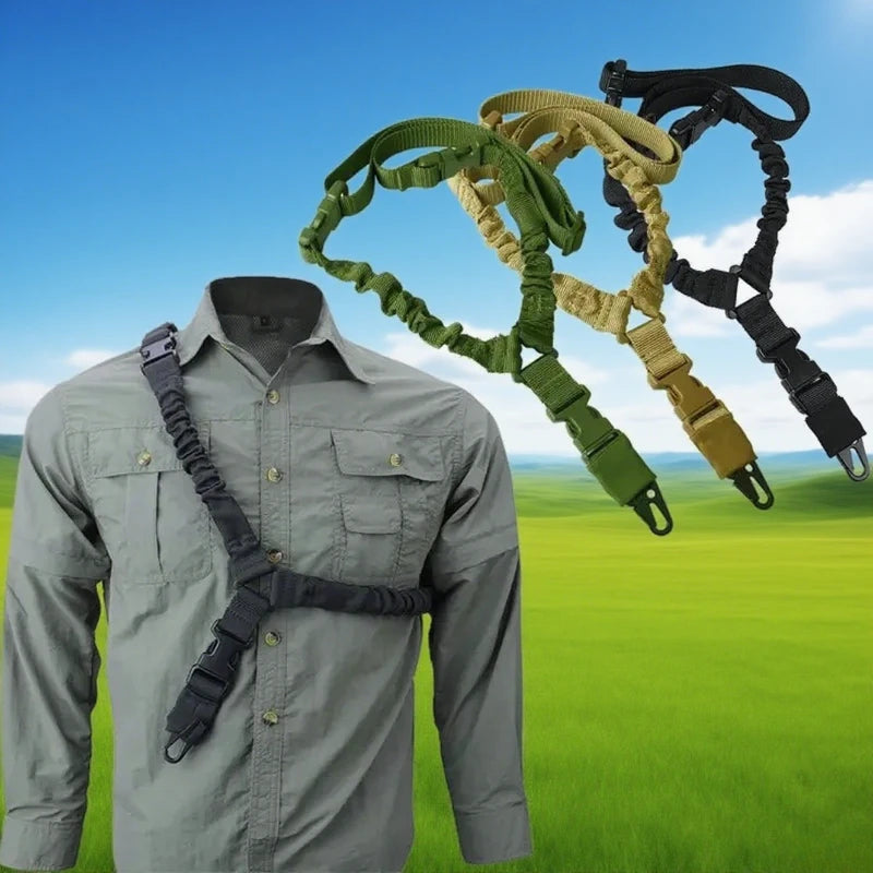 2025 Outdoor Tactical Harness Single-Point CS Gun Rope Diagonal Safety Rope Unisex Camouflage Tactical Belt for Hunting Sports Beauty World Shop