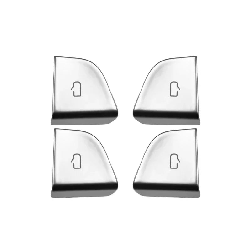 For Tesla Model 3 Highland Model Y Juniper/Launch 2025 Car Open Door Button Stickers 4X Handle Cover Interior Protection Trim Beauty World Shop