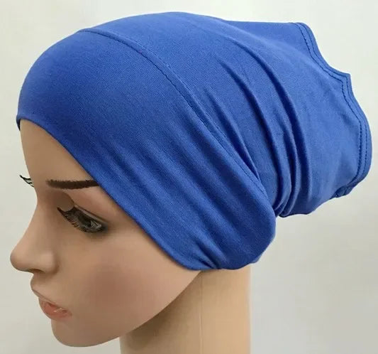 2020 soft modal inner Hijab Caps Muslim stretch Turban cap Islamic Underscarf Bonnet hat female headband tube cap turbante mujer Beauty World Shop
