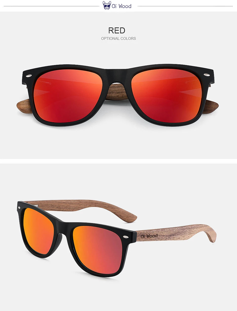 Oi Wood Brand Natural Wooden Sunglasses Men Polarized Fashion Sun Glasses Original Wood Oculos De Sol Masculino New TR90 Frames Beauty World Shop