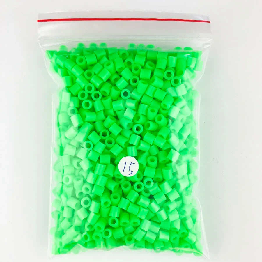500pcs 5mm Hama Beads Perler Fuse Iron Beads GREAT KID FUN.Diy Intelligence Educational Toys Puzzles Beauty World Shop