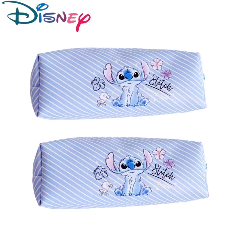 New Disney Stitch Anime Pencil Case Stitch Print Pen Bag Cartoon Students Storage Bag Stationery kids Toy Christmars Gift Beauty World Shop