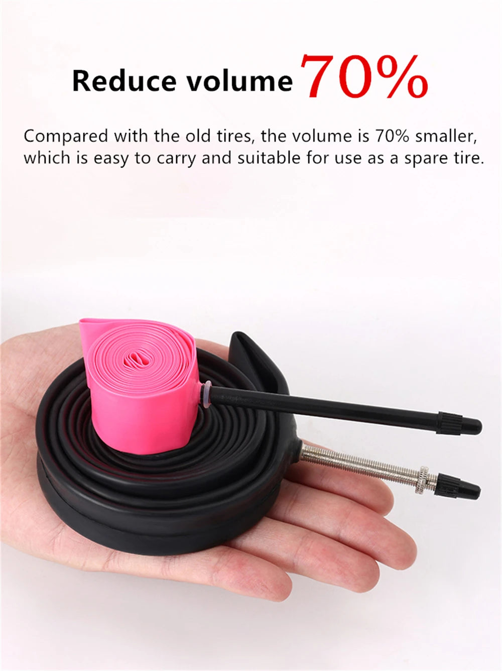 NPY 1Pcs Ultralight 28g Bike TPU Inner Tube 700X18 25 28 32 Road Bicycle TPU Material Tire 65mm Length French Valve Beauty World Shop