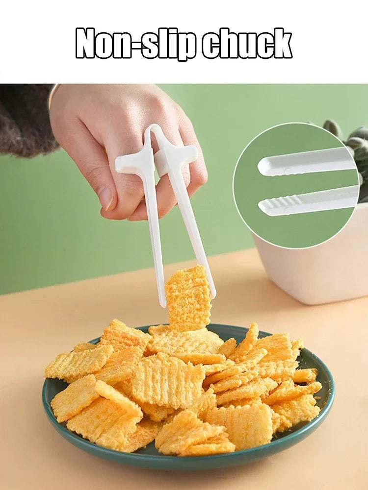 1PC Lazy Fingers Chopsticks - Hands-Free Snack And Game Clip-On Food Holder for Video Streaming No Dirty Hands Required Beauty Trend Shop