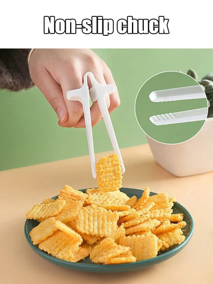 1PC Lazy Fingers Chopsticks - Hands-Free Snack And Game Clip-On Food Holder for Video Streaming No Dirty Hands Required Beauty Trend Shop