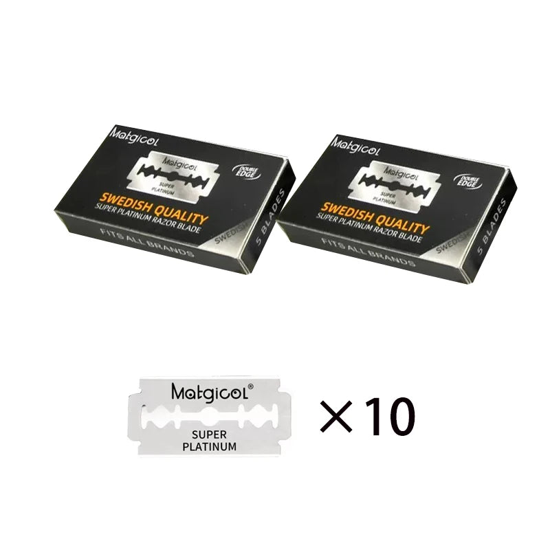 50/100/200 Count Double-sided Safety Razor Blade For Men Beard Shaving Razor Shaver Manual Razor Blade Shaving Tool ﻿ Beauty World Shop