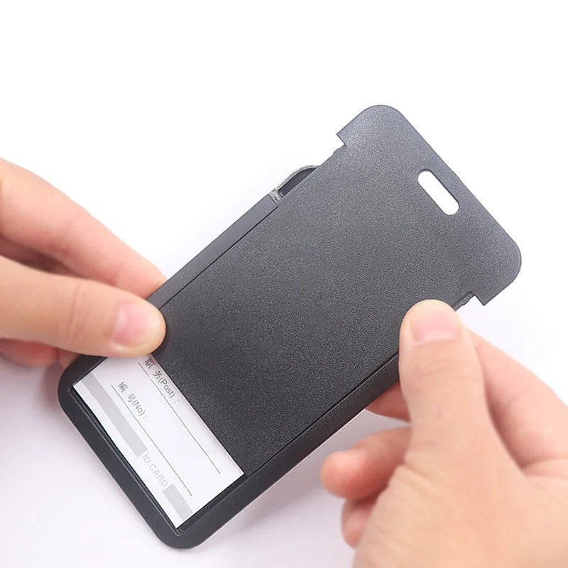 3 pieces/1 piece - High end retractable black work card holder, student meal card holder Beauty World Shop