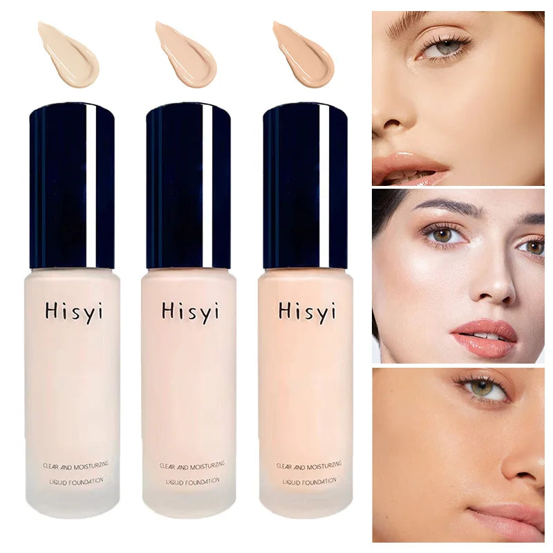 The liquid foundation is light, matte, naturally brightening, and does not come off makeup. The natural complexion is frosty, Beauty Trend Shop