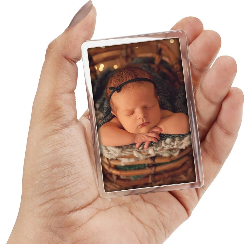Small photo frame 12/20Pcs Blank Photo Frame Insert Fridge Magnets, Mini Magnetic Refrigerator Photo Picture Frames Beauty World Shop