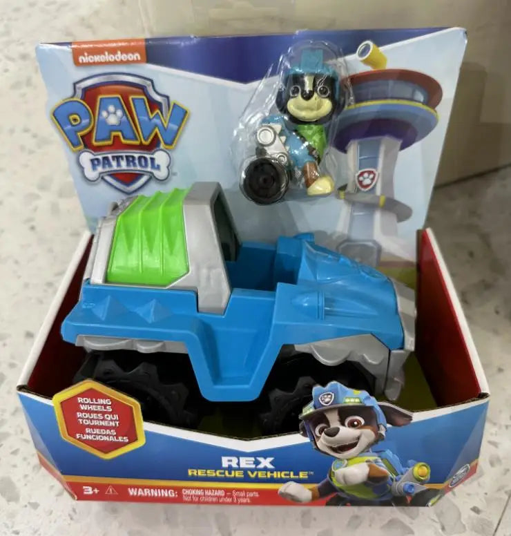 Original Paw Patrol 11kinds Vehicle Car Ryder Tracker Everest Chase Rex Skye Rocky Marshall Zuma Action Figure Birthday Gift Toy Beauty World Shop