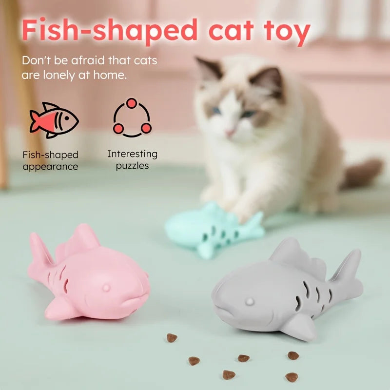 1pc Interactive Cat & Dog Toy - Durable Bite-Resistant Design, Hiding Food & Grinding Teeth Entertainment for Small Pets Beauty World Shop