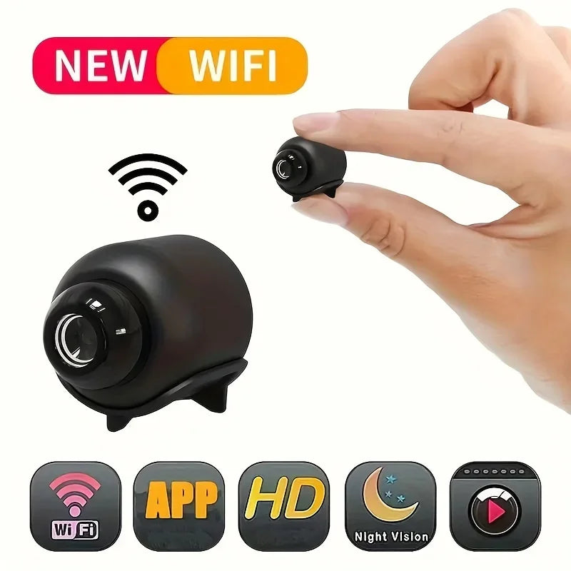 1080P HD Mini WiFi Camera Indoor Safety Security Surveillance Baby Monitor Night Vision Camcorder IP Cam Audio Video Recorder Beauty World Shop
