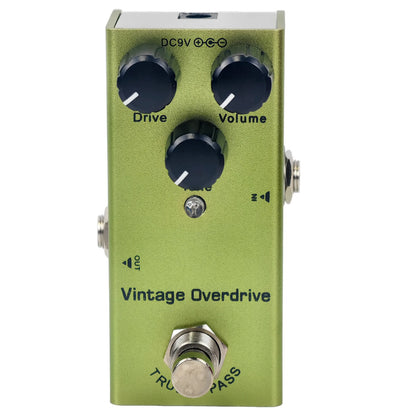 Mini Electric Guitar Effect Pedal Overdrive/Distortion Crunch/US Dream/Chorus/Vintage Phase/Digital Delay/Tremolo Beauty World Shop