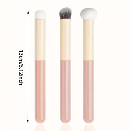 3Pcs Soft Mushroom Sponge Head Makeup Brushes,Concealer Brush Lipstick Lip Powder Puff ,Foundation Contour Cosmetic Tools Beauty World Shop