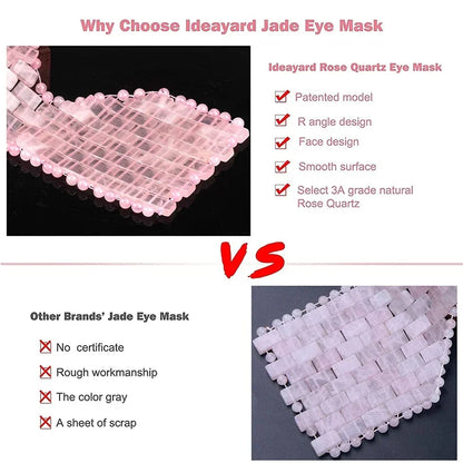 Cooling Jade Eye Mask Massager Natural Jade Eye Mask Eye Eye for Eye Relax Sleep Massager Mask Tools Mask Care Stone Face Sleep Beauty Trend Shop