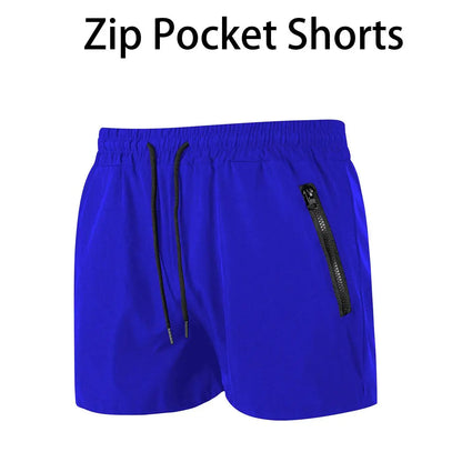 Mens Swim Trunks with Zipper Pockets Mesh Liner Summer Beach Board Shorts Quick Dry Swimming Bathing Suit Swimsuit Swimwear Beauty World Shop
