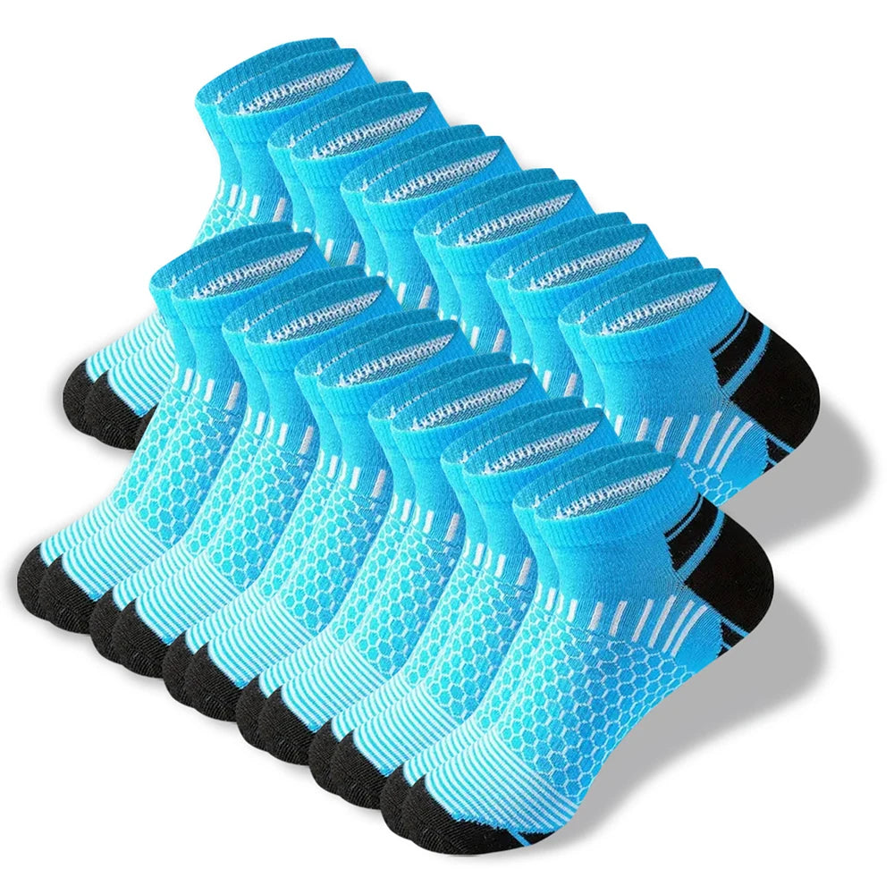 6/12 Pairs Colorful Men's Low Tub Socks Fashion Comfortable Autumn Classic Black Business Sock High-quality Men's Short Socks Beauty World Shop