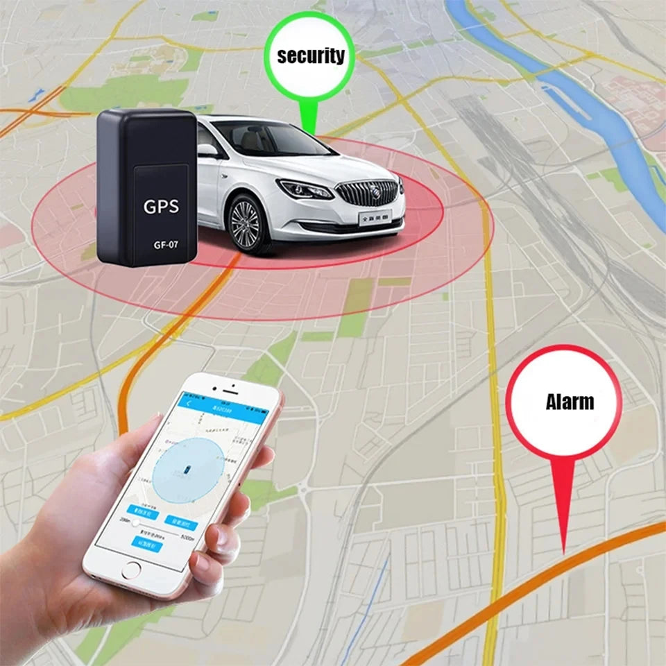 Car GPS Tracker GF07 Magnetic Vehicle GPS Locator Anti-lost Anti-theft Alarm GPS Tracking Device Mini GPS Locator Position APP Beauty Fashion