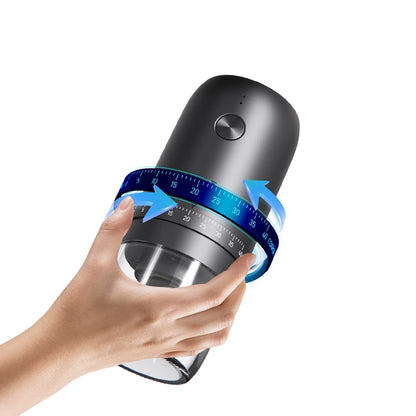 New Portable USB Electric Coffee Bean Grinder 40 Gears External Adjustable Rechargeable Grinders Household Mini Coffee Machine Beauty World Shop
