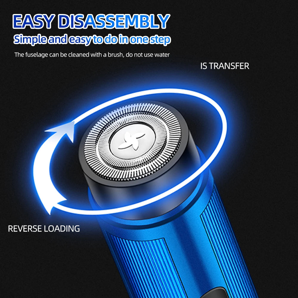 Men's Mini Electric Shaver Rechargeable Razor Epilator Women's Shaving Machine for Men Car Mini Shaver Electric Shaving Tools Beauty World Shop