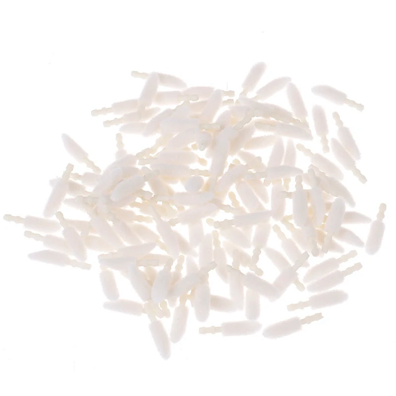 1000pcs Disposable Lip Brush Cotton Head Replacement Head for Lipstick Applicator Makeup Tool For Eyelashes Extension Beauty World Shop
