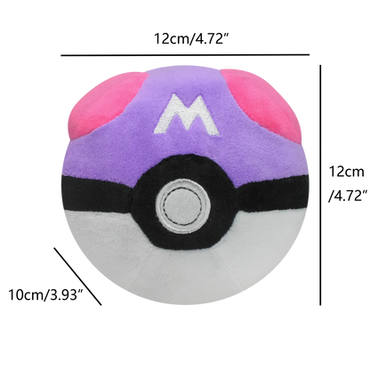 Master Ball Great Ball Ultra Ball Poké Ball Plush Toys Soft Stuffed Animals Cartoon Backpack Pendant Decoration Toy Birthday Beauty World Shop