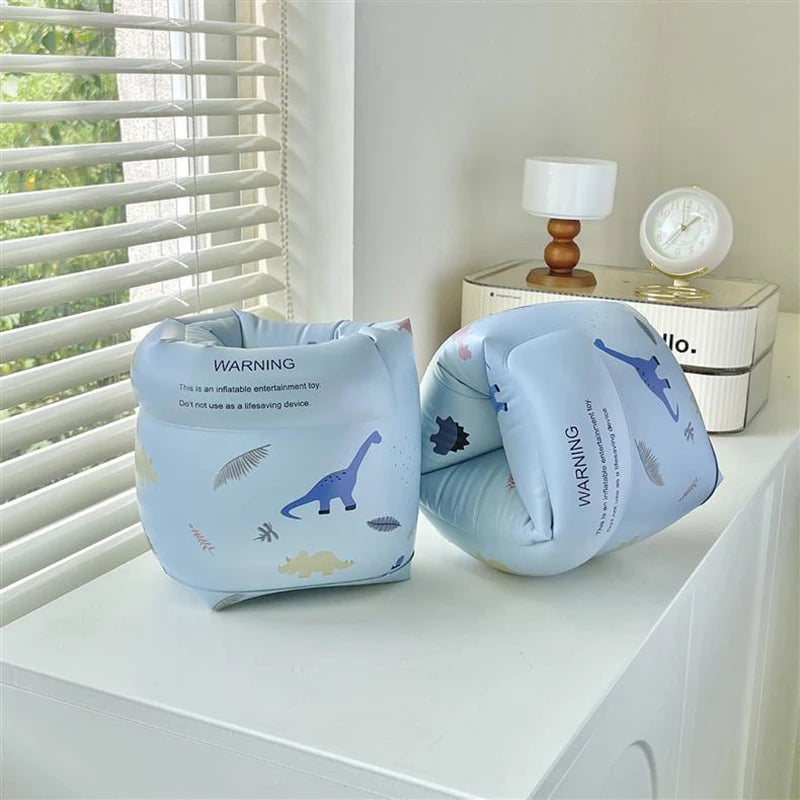 1 pair  Cartoon printing Swimming Arm Floaties， Inflatable Swim Arm Bands Floater Sleeves for Adults and Kids Beauty World Shop