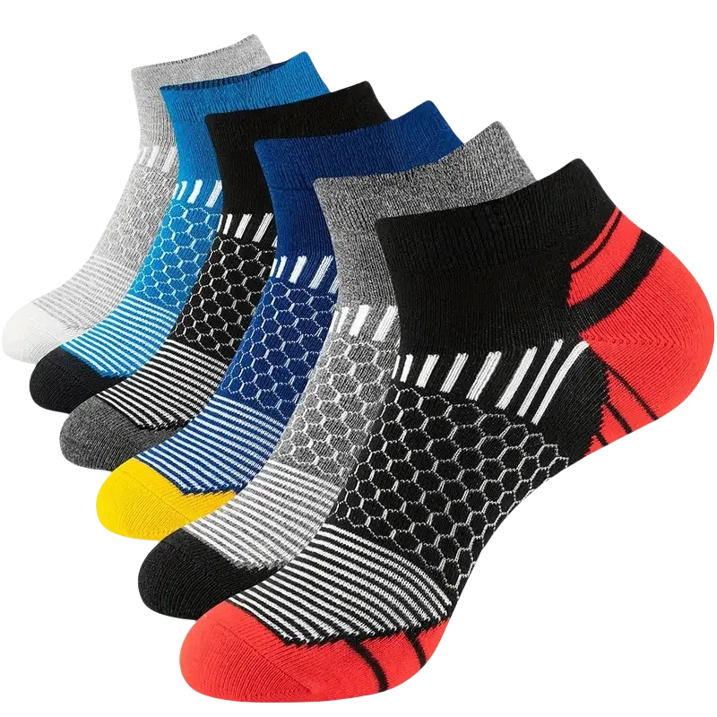6/12 Pairs Colorful Men's Low Tub Socks Fashion Comfortable Autumn Classic Black Business Sock High-quality Men's Short Socks Beauty World Shop