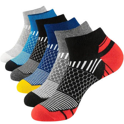 6/12 Pairs Colorful Men's Low Tub Socks Fashion Comfortable Autumn Classic Black Business Sock High-quality Men's Short Socks Beauty World Shop