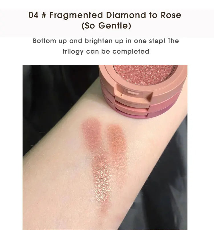 Tri-Color Eye Shadow, Matte Create Multi-Layered Eye Makeup Beauty Trend Shop