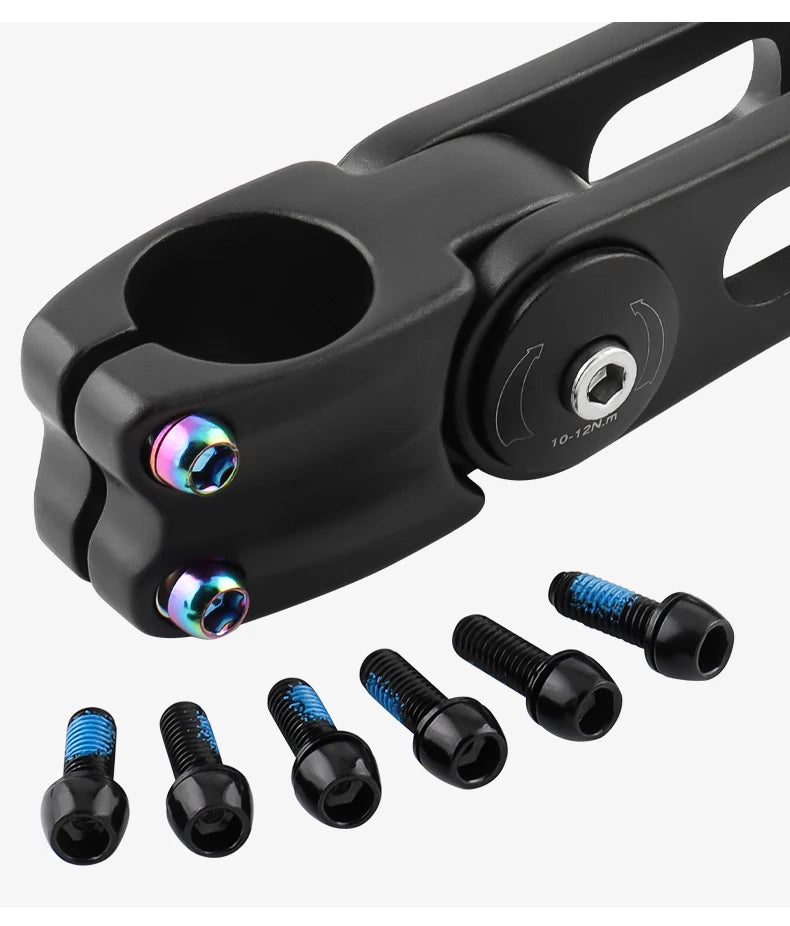 MUQZI 6pcs M6x17mm Disc Brake Caliper Bolts Bike Stem Bolt MTB Crank Arm Screw With Washer Bicycle Parts Beauty World Shop