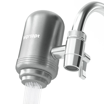 HOMEFISH Stainless Steel Faucet Tap Water Filter Purifier System, NSF Certified Reduces Lead, Chlorine & Bad Taste Kitchen Beauty World Shop