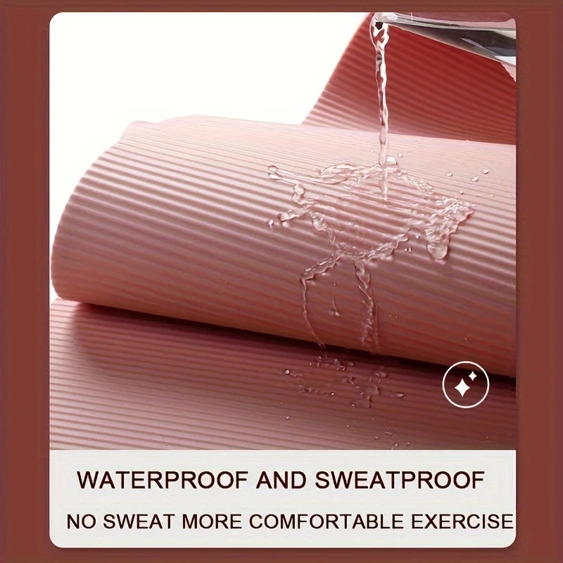 10/15MM Thick NBR Yoga Mats Anti-slip Sport Fitness Mat Blanket For Exercise Yoga And Pilates Gymnastics Mat Fitness Equipment Beauty World Shop