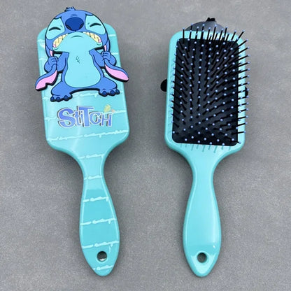 Kawaii Animation Lilo & Stitch Comb Series Cartoon Stitch Peripheral Air Cushion Massage Comb Children Girl Student Comb Beauty World Shop