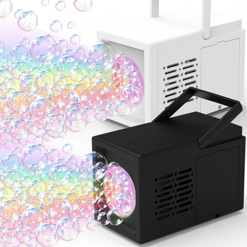 10 hole fully automatic bubble blowing handheld electric bubble machine toy outdoor birthday without battery and bubble water Beauty World Shop