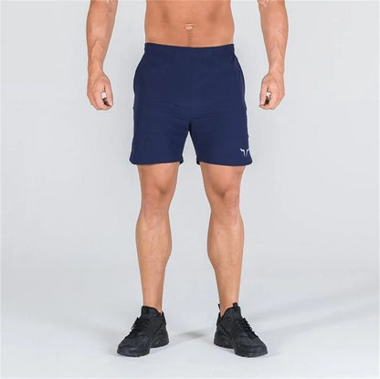 double-deck fitness sports shorts men summer slim quick drying breathable woven Shorts Men's sweatpants training gym clothing Beauty World Shop