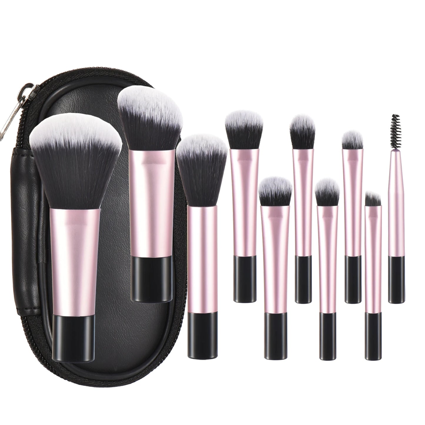 10 color Mini makeup brush Travel portable Makeup Tool Makeup Puff - Palm Brush Professional Makeup tool set Christmas gift Beauty World Shop
