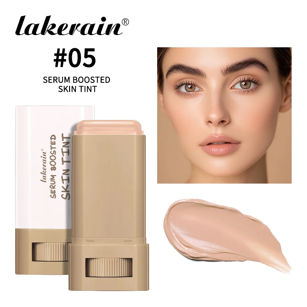Skin Tint Stick Waterproof Nourishing Solid Tinted Serum Foundation Skin Tint Balm Face Tinted Face Contour Stick Makeup Beauty World Shop