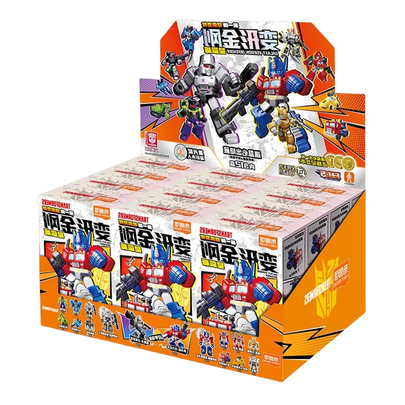 Blokees Transformation Optimus Shockwave Prime Megatron Starscream Bumblebee Anime Figure Robot Assembly Toys Blind Box Gifts Beauty World Shop