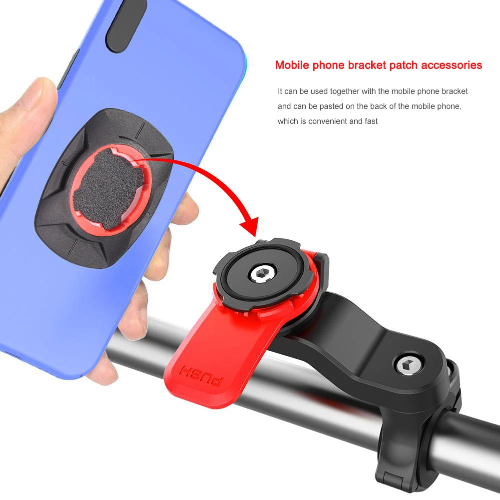 Motorcycle Bike Phone Holder Phone Bracket Vibration Damper Bike Handlebar Navigation Support for 4.7-7.2'' Phone Beauty World Shop
