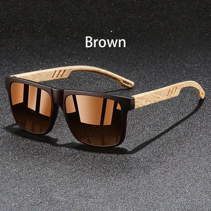 Fashion Vintage Square Square Frame Sunglasses Men Women Fishing Driving Man Luxury Brand Designer Sun Glasses  Eyewear Beauty World Shop