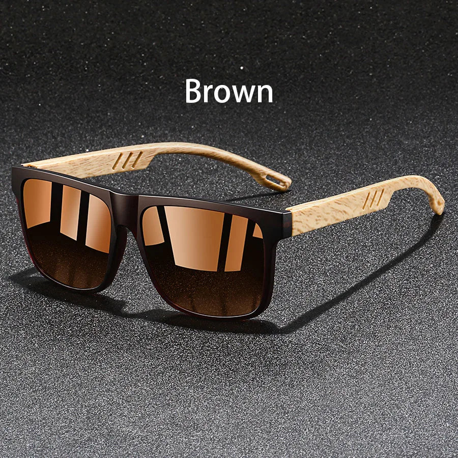 Fashion Vintage Square Square Frame Sunglasses Men Women Fishing Driving Man Luxury Brand Designer Sun Glasses  Eyewear Beauty World Shop