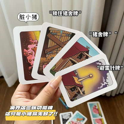 Hot board games Chicken Chiu Chiu Board Game Drecksau Black Sheep Piou Piou Party Cards Game Intellectual Toys Gifts Beauty World Shop