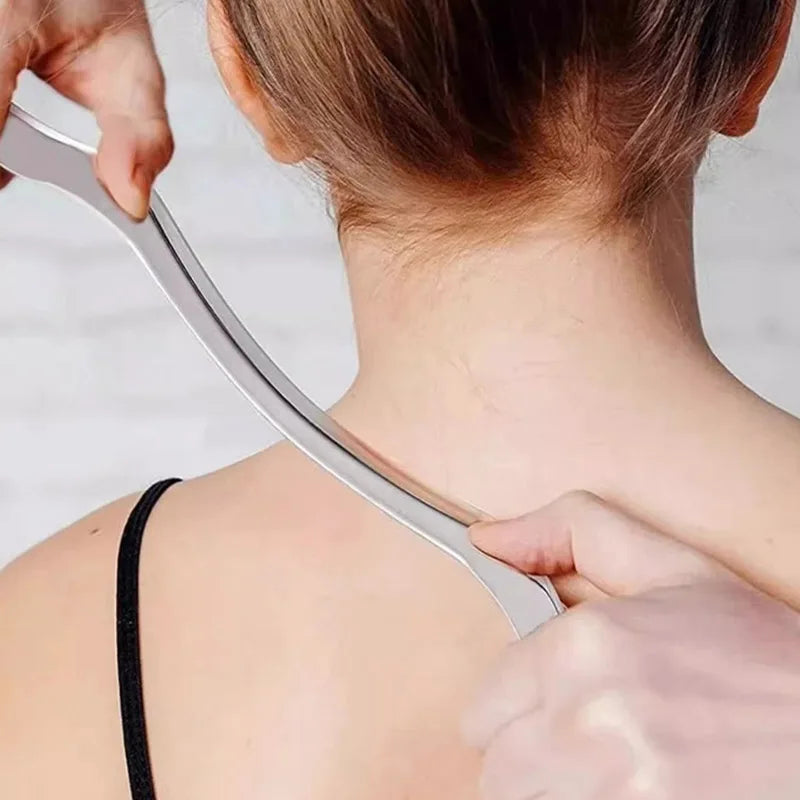 Professional Stainless Steel Gua Sha Tools Physical Therapy,GuaSha Gym Muscle Massager Relaxation tool Fascial knife health AM11 Beauty World Shop