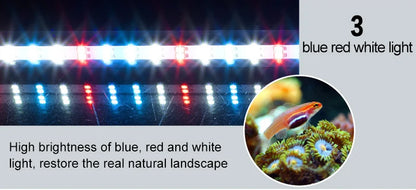 Waterproof LED Aquarium Light Fish Tank Underwater Lamp Clip Light Aquariums Decor Lighting Submersible Lamp Plant Grow 220-240V Beauty World Shop