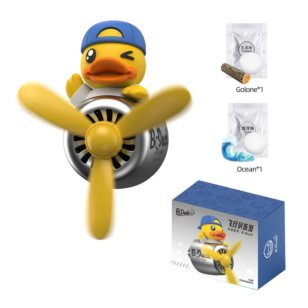 Cool Bear Pilot Car Air Freshener Rotating Propeller Air Outlet Perfume Fragrance Flavoring 자동차 공기 청정기 Accessories 방향제 차량용 Beauty World Shop