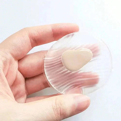 1/2Pcs Silicone Makeup Sponge, Water-Based Crystal Jelly BB Cushion Puff, Transparent Makeup Foundation Sponge, Non-Absorbing Beauty World Shop