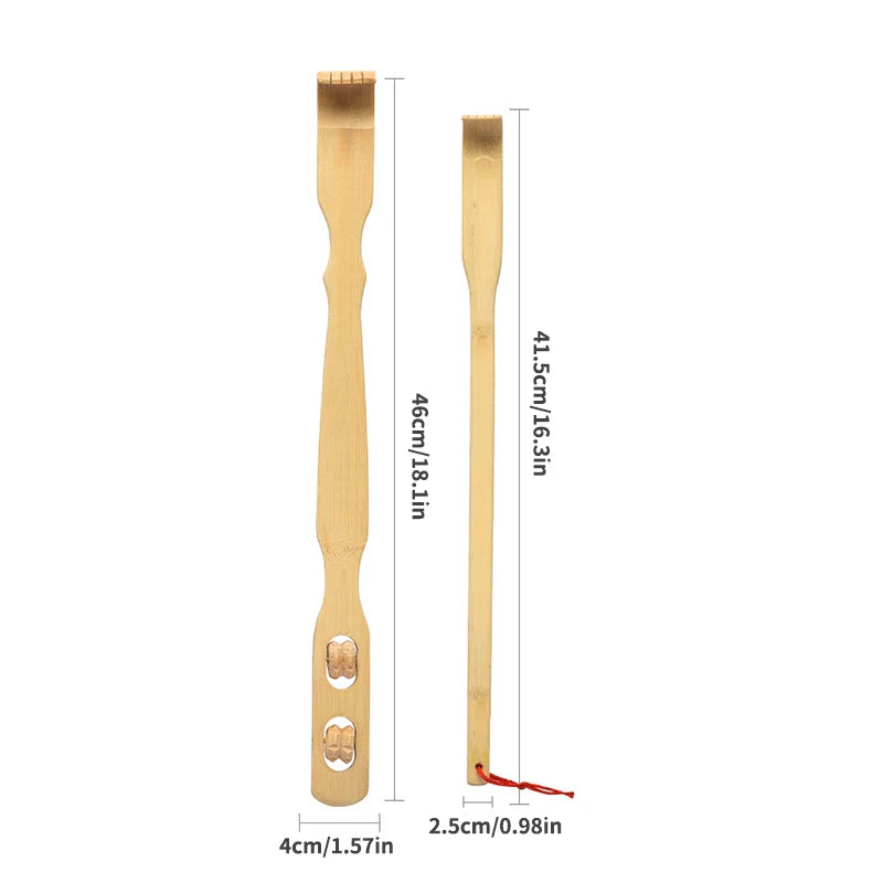 Bamboo Made Itching And Scratching Device Home Massage Anti Itch And Back Scratching Device Scratching Rake Massage Stick Beauty World Shop