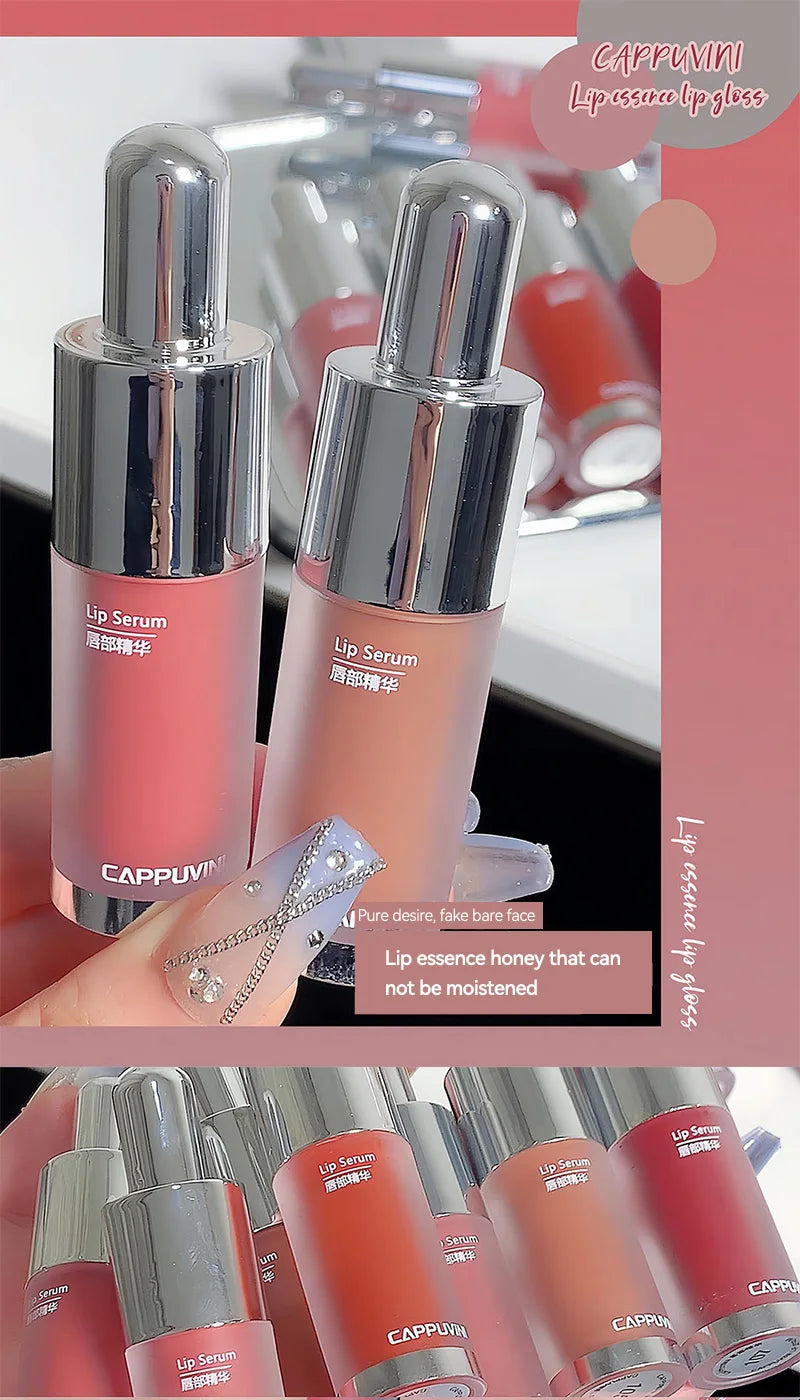 Cappuvini Baby Bottle Lip Gloss — Hydrating Mirror Finish, Glass-Effect Lip Gloss for Jelly-Like Lips, Beauty Trend Shop