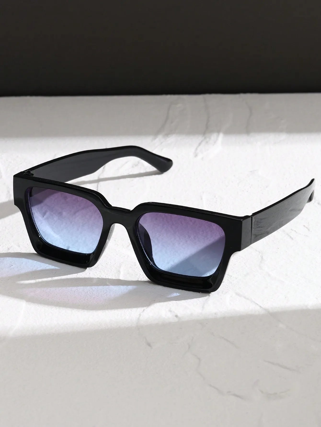 1/2 PC S Classic Fashion Square Plastic Frame Women Sunglasses For Men Daily Life Shades Eyewear Accessories. Beauty World Shop